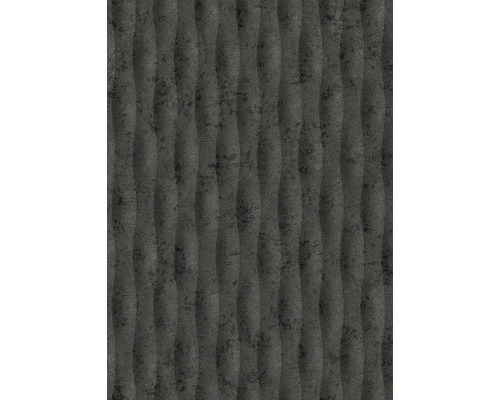 Vliestapete 10523-15 GMK Fashion for Walls 5 Grafik schwarz 10,05 x 0,53 m Dekorplatte mit Wellenstruktur für Wandgestaltung