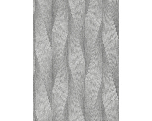 Vliestapete 10526-31 GMK Fashion for Walls 5 Grafik silber 10,05 x 0,53 m Tapete mit geometrischem 3D-Muster