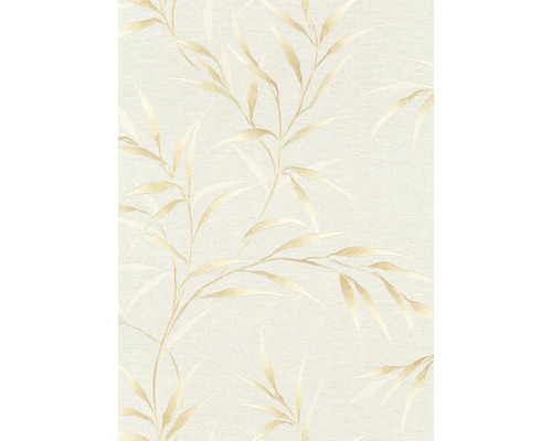 Vliestapete 10528-02 GMK Fashion for Walls 5 Blättermotiv beige 10,05 x 0,53 m Tapete mit Bambusmuster