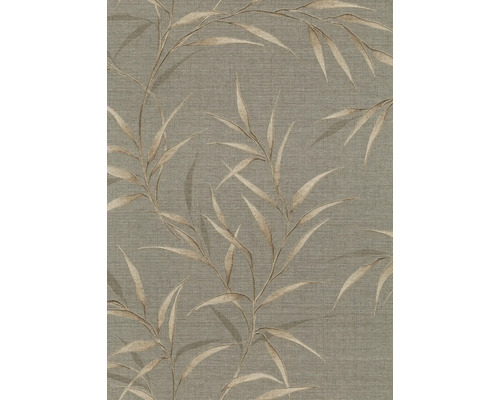 Vliestapete 10528-11 GMK Fashion for Walls 5 Blättermotiv taupe 10,05 x 0,53 m Tapete mit Bambusmuster