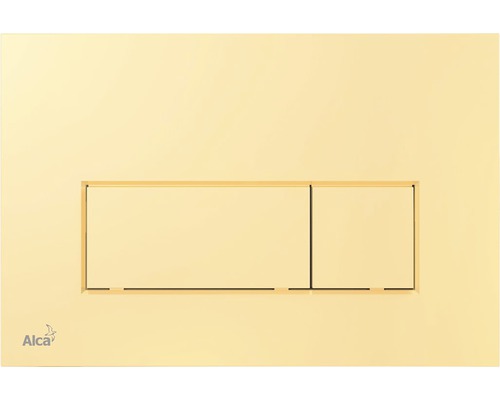 Betätigungsplatte Alca THIN Platte gold glänzend / Taster gold glänzend M575