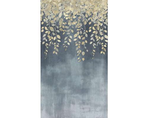 Papier peint décoratif avec motif de feuilles pour intérieurs