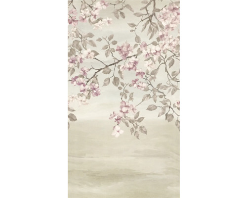 Papier peint panoramique intissé 79144-8 CosmoLiving fleurs de cerisier rose 3 pces 159x280cm Papier peint avec motif floral et design floral pour la décoration murale.
