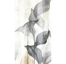 Image de feuilles abstraites sur toile