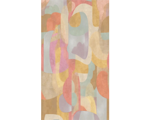 Motif abstrait avec des formes géométriques pour la décoration murale