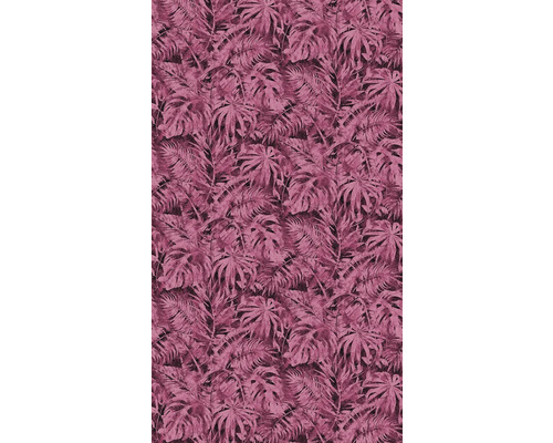 Papier peint panoramique intissé 79145-8 CosmoLiving feuilles de palmier magenta 3 pces 159x280cm Papier peint à motif de feuilles