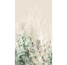 Papier peint à motif végétal abstrait