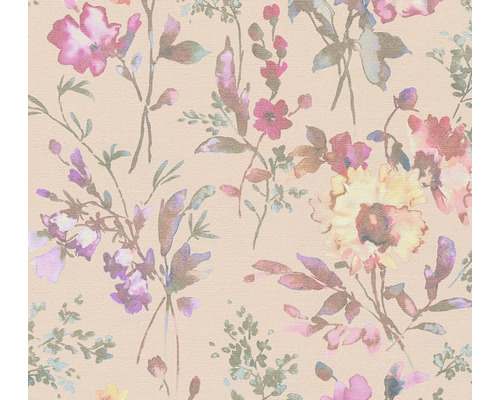 Blumentapete mit floralem Muster