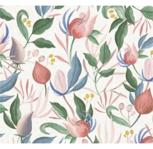 Papier peint à fleurs avec motif floral