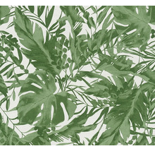 Papier peint avec des feuilles tropicales