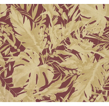 Papier peint à motif de feuilles