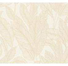 Papier peint avec motif de feuilles