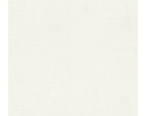 Papier peint intissé CosmoLiving uni aspect textile brillant blanc Papier peint textile avec une structure fine