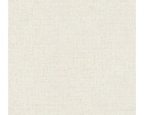 Papier peint intissé CosmoLiving uni aspect textile brillant blanc Papier peint textile à structure fine