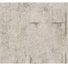 Papier peint aspect béton avec fers d'armature