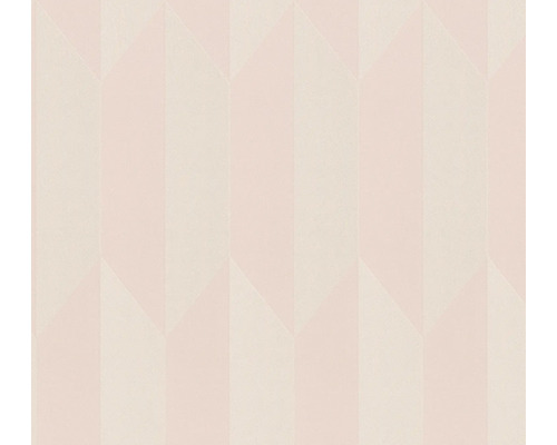 Papier peint intissé CosmoLiving losange graphique rose Papier peint avec motif géométrique
