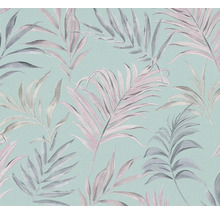 Papier peint avec motif de feuilles