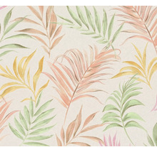 Papier peint à motif de feuilles