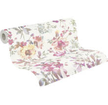 Rouleau de papier peint à motif floral