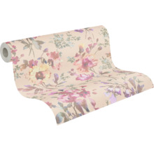 Tapetenrolle mit Blumenmuster