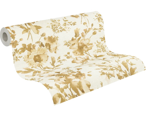 Rouleau de papier peint à motif floral