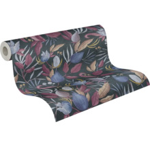 Tapetenrolle mit floralem Muster