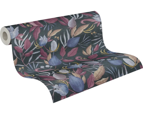 Tapetenrolle mit floralem Muster