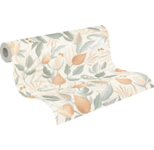 Rouleau de papier peint à motifs floraux