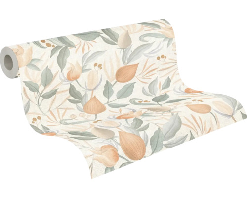 Rouleau de papier peint à motifs floraux