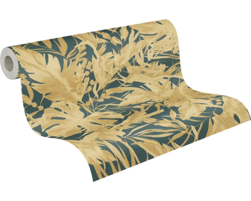 Rouleau de papier peint avec motif de feuilles