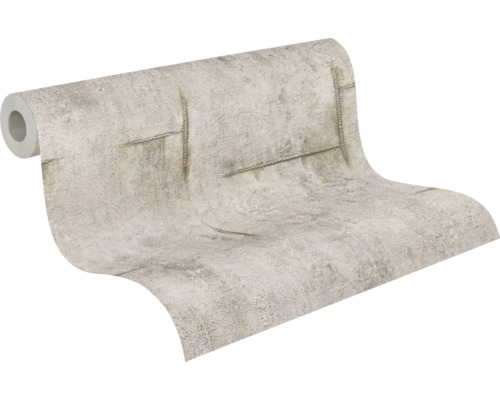 Rouleau de papier peint aspect béton