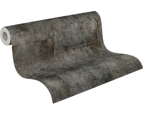 Rouleau de papier peint aspect béton