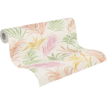 Rouleau de papier peint à motif végétal