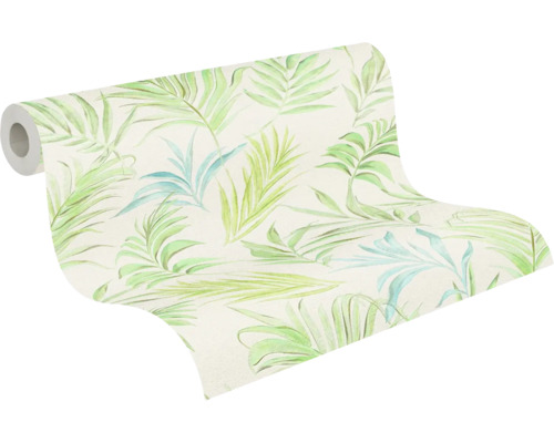 Rouleau de papier peint à motif de feuilles