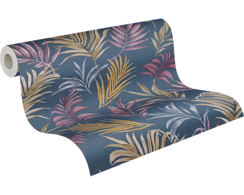 Rouleau de papier peint avec motif de feuilles