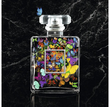 Flacon de parfum avec motif papillon
