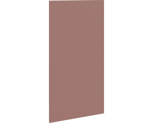 PICCANTE Smart Porte d'armoire pour armoire haute 45 x 89,2 cm rouge rouille mat avec bord épais « H » Panneau d'agencement