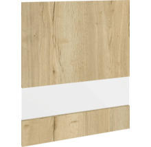 Panneau en bois avec accent blanc
