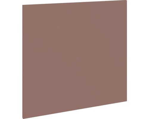 PICCANTE Smart Façade pour lave-vaisselle partiellement intégré 60 cm rouge rouille mat avec bord épais "BA" Panneau décoratif