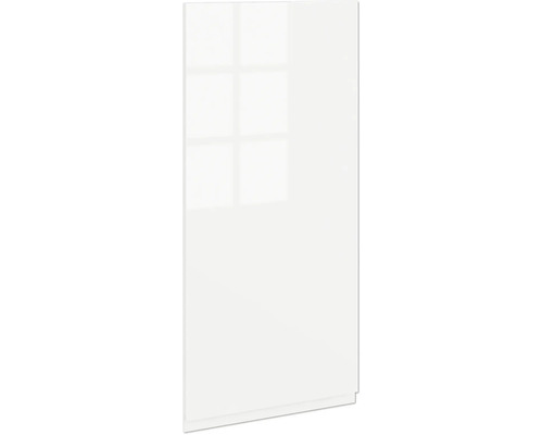 PICCANTE Smart porte d'armoire pour armoire haute 40 x 89,2 cm blanc haute brillance peint avec poignée encastrée intégrée "G" Porte d'armoire en finition brillante