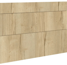 Trois tiroirs en bois avec grain de bois