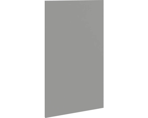 PICCANTE Smart porte d'armoire pour armoire haute 50 x 89,2 cm gris basalte mat avec bord épais "I" Panneau de meuble gris