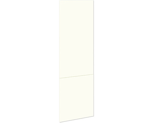 PICCANTE Smart Set de façade armoire haute 2 portes pivotantes blanc structure fine avec bord épais "AO" Feuille de papier lisse