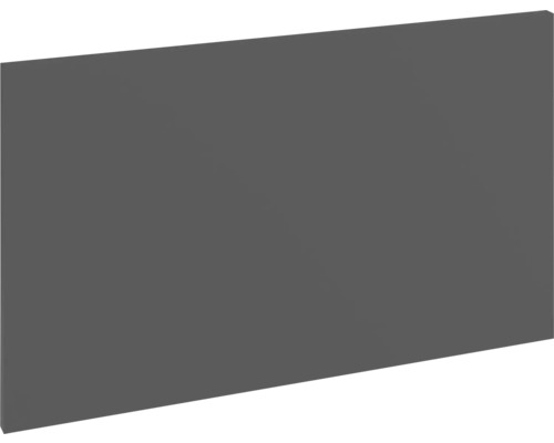 PICCANTE Smart Porte d'armoire pour armoire à trappe 60 cm anthracite mat avec bord épais "N" Plan de travail gris