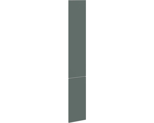 PICCANTE Smart Set de façade armoire à pharmacie 30 cm vert pierre mat avec bord épais "AQ" Façade d'armoire de cuisine avec deux portes