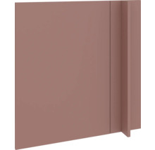Façade d'armoire avec poignée profilée