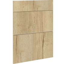 Trois panneaux en bois avec grain