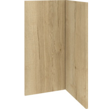 Panneau d'angle avec structure en bois