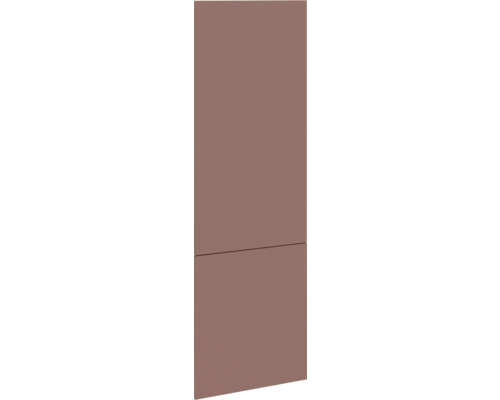 PICCANTE Smart Set de façade armoire haute 2 portes pivotantes rouge rouille mat avec bord épais « AO » Façade d'armoire avec deux éléments