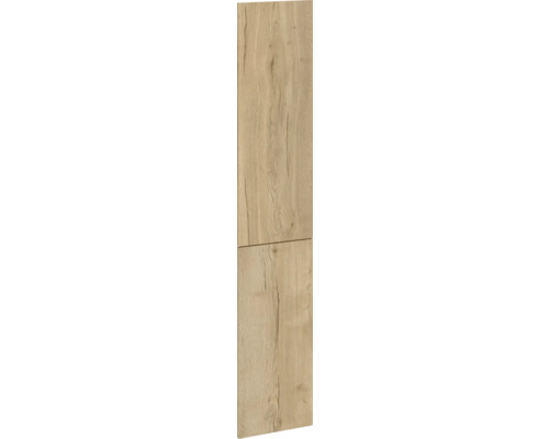 PICCANTE Smart Set de façade armoire à pharmacie midi 30 cm chêne sauvage reproduction avec bord épais "AN" Porte de placard à structure en bois